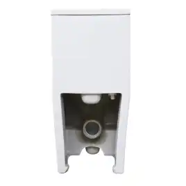 Унитаз моноблок Azario Velluto AZ-6281 напольный, безободковый, со смывом Торнадо, с сиденьем микролифт, Белый глянцевый