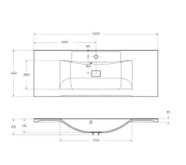 Тумба под раковину BelBagno MARINO-1200-2C-SO-RW-P подвесная Rovere Moro