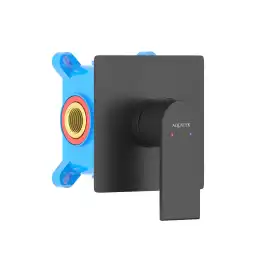 Смеситель для душа Aquatek Лира AQ1466MB встраиваемый, с внутренней частью, Черный матовый