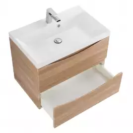 Тумба под раковину BelBagno MARINO-600-2C-SO-WO-P подвесная Rovere Bianco
