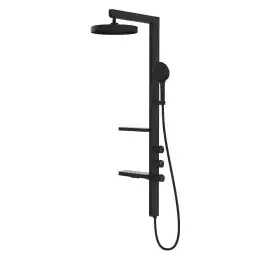 Душевая система  Vincea Inspire VSFS-3I11MB VSFS-3I11MB для ванны с изливом, черный матовый