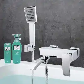 Смеситель для ванны Gappo G3207 с коротким изливом, Хром