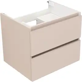 Тумба под раковину Aquanet Вега 2.0 60 бежевый, подвесная, 337941
