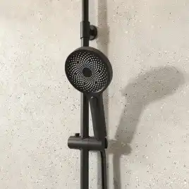 Душевая система IDDIS SpaHome SPABLBTi06 для ванны с изливом цвет, Матовый черный