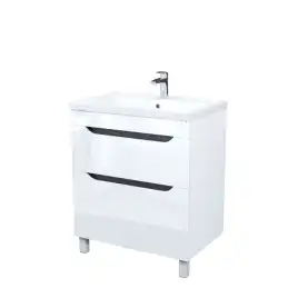 Тумба с раковиной IDDIS Ray 70, напольная, Белая, RAY70WFi95K