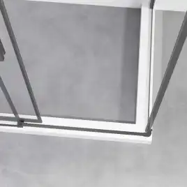 Душевой уголок Vincea Slim-N 100х80 VSS-4SN8010CLGM, дверь раздвижная, профиль хром, стекло прозрачное