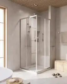 Душевой уголок CEZARES RELAX-304-A-2-100-C-CR стекло Прозрачное, профиль Хром