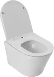 Унитаз подвесной Aquanet ZV-3 с сиденьем микролифт, белый