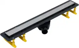 Душевой лоток Allen Brau Infinity 9.50005.SS 750 мм с решеткой под плитку, Хром матовый