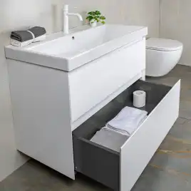 Тумба с раковиной AVS Гармония 80 белая, N821-07-800WG-02-810WG