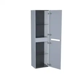 Шкаф пенал IDDIS Edifice 40 EDI40L0i97 подвесной, Светло-серый