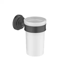 Стакан для ванной Aquatek Классик AQ4527MB, Черный матовый