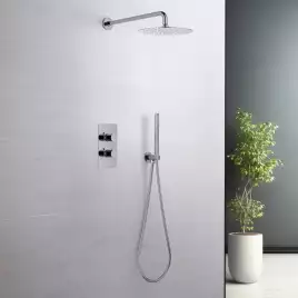 Душевая система Aquatek ЕВРОПА AQ1376CR для душа встраиваемая, с термостатом, Хром