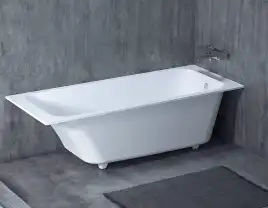 Ванна Salini ORLANDA 170х70 102021M из материала S-Stone, Белая матовая