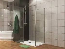 Душевой уголок Allen Brau Priority 90x90 3.31001.00 + 3.31016.00 хром