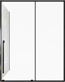 Душевой уголок Allen Brau Fantasy 160x100 3.11010.31 + 3.11014.31 черный матовый