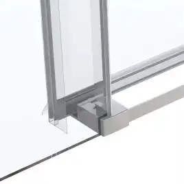 Душевой уголок Vincea Como Soft 110х80 VSR-1CS8011CL, дверь раздвижная, профиль хром, стекло прозрачное