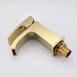 Смеситель для раковины Gappo G1007-3, Золото глянцевое