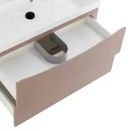 Тумба под раковину BelBagno MARINO-800-2C-SO-CL-P подвесная Capucino Lucido