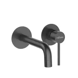 Смеситель для раковины  Cezares RELAX-BLI2-1-NOP-W0 встраиваемый, Черный матовый