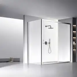 Душевой уголок Veconi Rovigo RV-060 190х100х195, профиль Хром, стекло прозрачное (RV060-190100-01-C5)