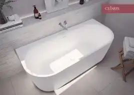 Акриловая ванна CEZARES METAURO-INT-Wall-180-80-60
