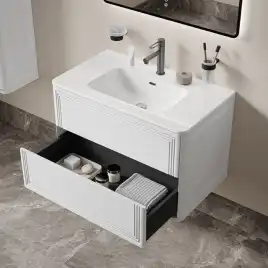 Тумба с раковиной IDDIS Oxford Neo 80, подвесная, Белая, OXN80W0i95K