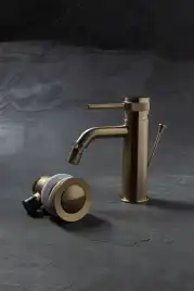 Смеситель для биде Allen Brau Priority 5.31A04-GB (с донным клапаном) золото