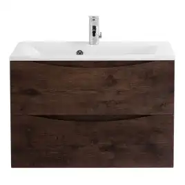 Тумба под раковину BelBagno MARINO-750-2C-SO-RW-P подвесная Rovere Moro