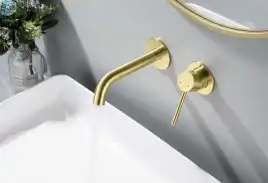 Смеситель для раковины Aquatek Европа AQ1313BG, Золото матовое