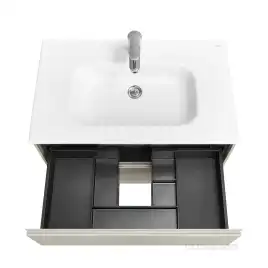 Тумбы под раковину Roca Ona 80 A857630510 подвесная, цвет, Бежево-серый матовый