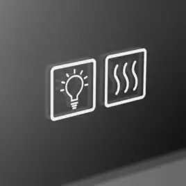 Зеркало BelBagno SPC-VST 60х80 SPC-VST-600-800-LED-TCH-WARM с подстветкой, сенсорный выключатель, с подогревом