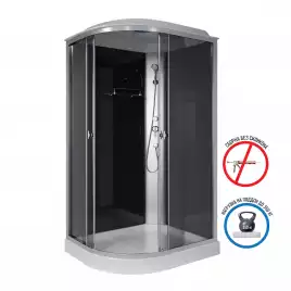 Душевая кабина Niagara Eco 120х80х215 E120/80/13R/TN низкий поддон, без гидромассажа
