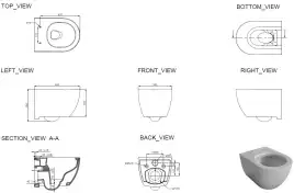 Подвесной унитаз Allen Brau Priority Tornado 4.31009.20 безободковый, цвет белый глянец
