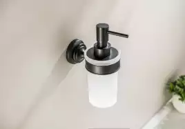 Дозатор для жидкого мыла Aquatek Классик AQ4505MB, Черный матовый