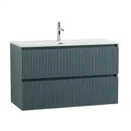 Тумба под раковину BelBagno UNO-MINI-1000-2C-SO-AO подвесная, Голубой Матовый