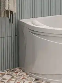 Акриловая ванна 1Marka DIANA 150x90 Асимметричная Белая Правая 01ди1590п