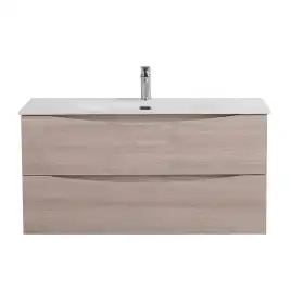 Тумба под раковину BelBagno MARINO-CER-N-1000-2C-SO-RG-P подвесная Rovere Grigio