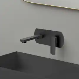 Смеситель для раковины Vincea Next VBFW-1N1MB встраиваемый однорычажный, черный