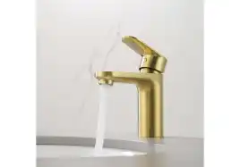 Смеситель для раковины Aquatek Ника AQ1810BG, Золото матовое