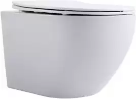 Унитаз подвесной Aquanet Rimless Cetus 2.0 W LX-1901, с сиденьем микролифт