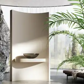 Раковина накладная ABBER KRISTALL 50х35х15 AT2802Onyx, овальная, черная