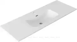 Раковина Aquanet Flat 120 254366 прямоугольная, Белая глянцевая