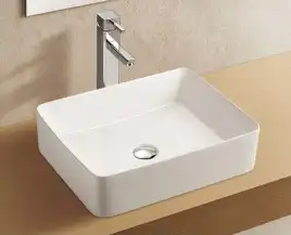 Раковина накладная Azario 520х410х130 AZ-2074B, цвет Белый