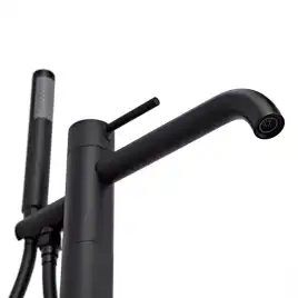 Смесители для ванны AVS Slimmer 811-112-MB напольный, черный матовый