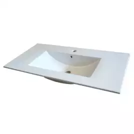 Тумба с умывальником Comforty Бредфорд 90 Белый, 00-00009955