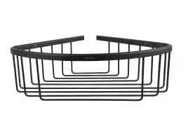 Полка для душа угловая Aquatek Вега AQ4006MB, Черный матовый