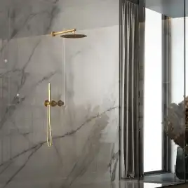 Душевая система  Vincea Groove VSFW-4G01BG4 VSFW-4G01BG4 встраиваемая, брашированное золото