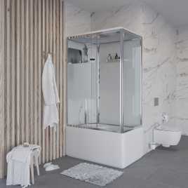 Душевая кабина Niagara Ultra 120х80х220 NG-307-01L высокий поддон, с гидромассажем