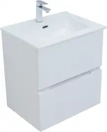 Тумба под раковину Aquanet Джейн 60 белый матовый 313284
